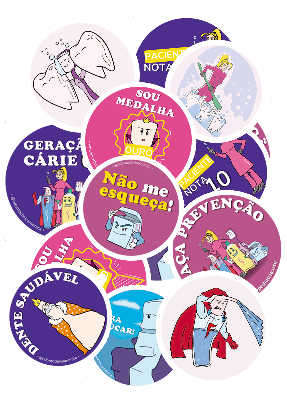 Conjunto de Adesivos