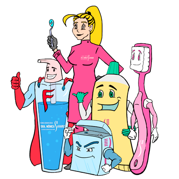 Mascotes fundo branco