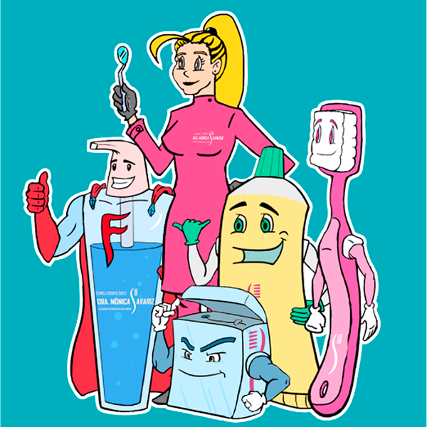 Mascotes fundo petróleo