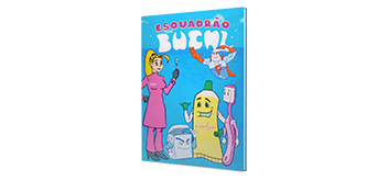 Bônus Gibi "Esquadrão Bucal" para imprimir e colorir