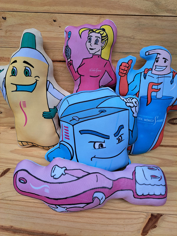 Bonecos do Esquadrão Bucal