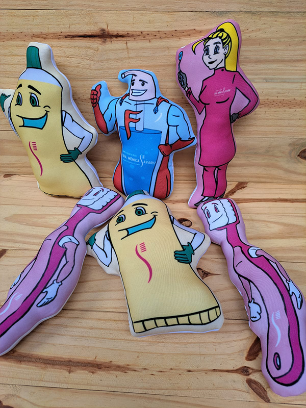 Bonecos do Esquadrão Bucal