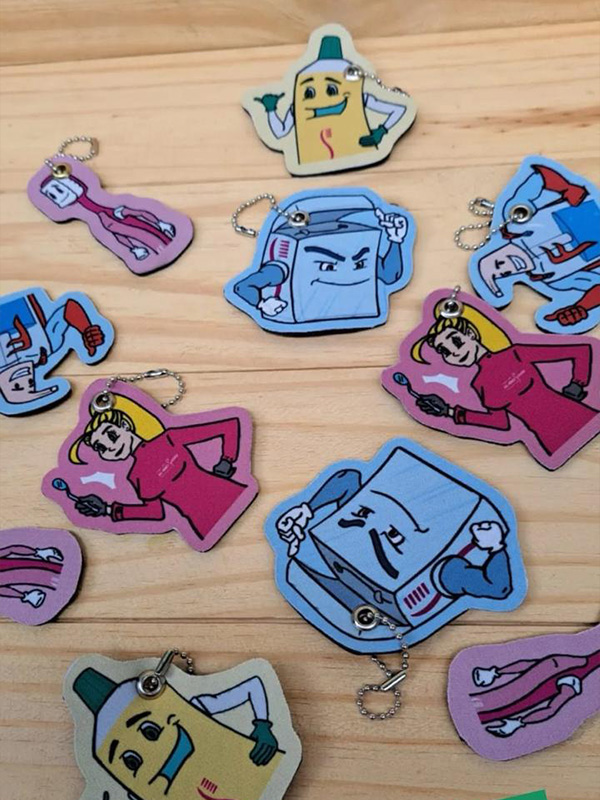 Chaveiros do Esquadrão Bucal